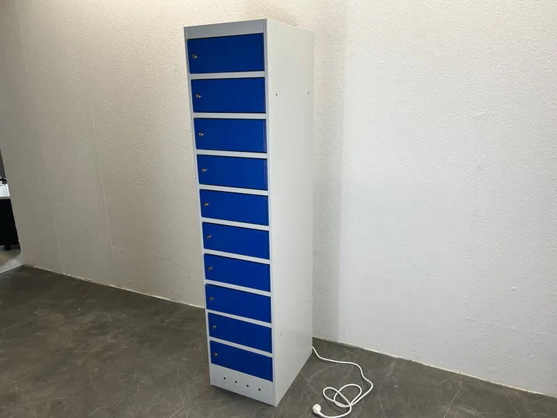 Wertfachschrank Blau / Grau