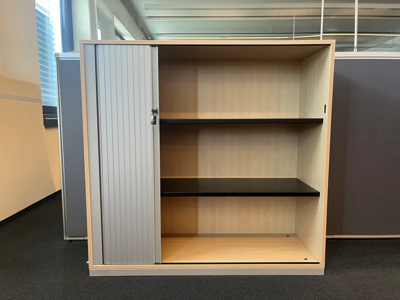 Steelcase Sideboard Ahorn/Silber
