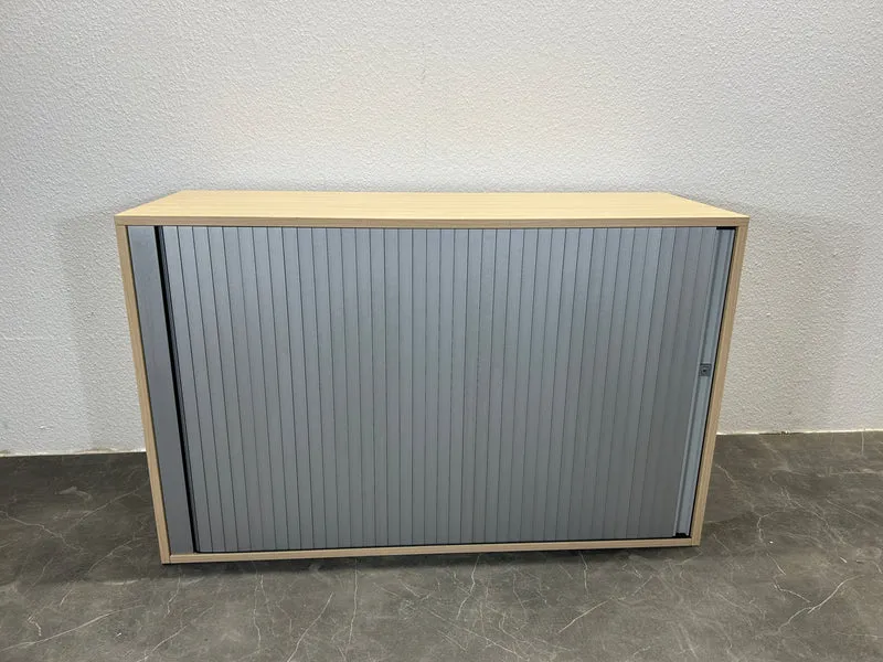 Steelcase Sideboard Ahorn/Silber