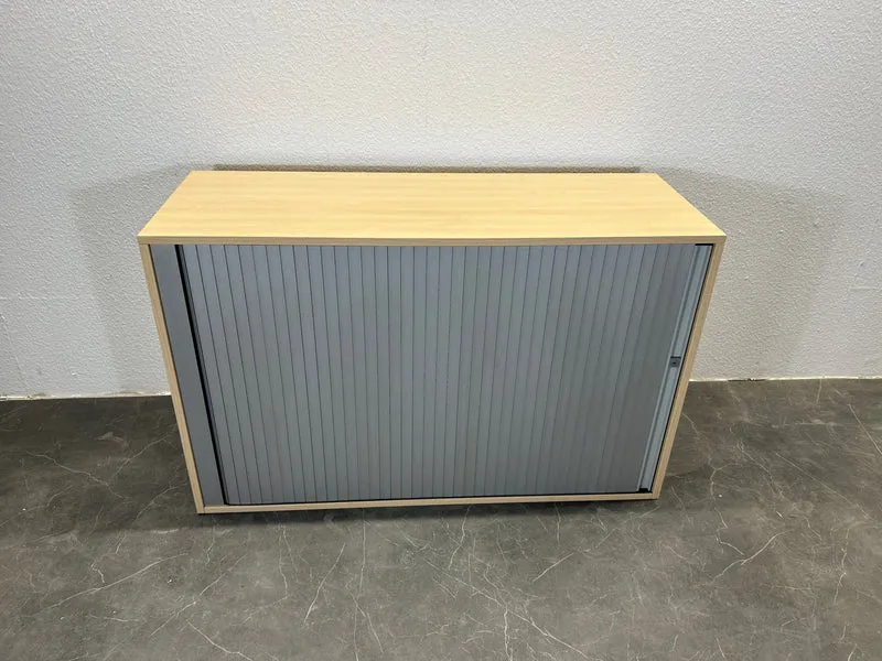 Steelcase Sideboard Ahorn/Silber