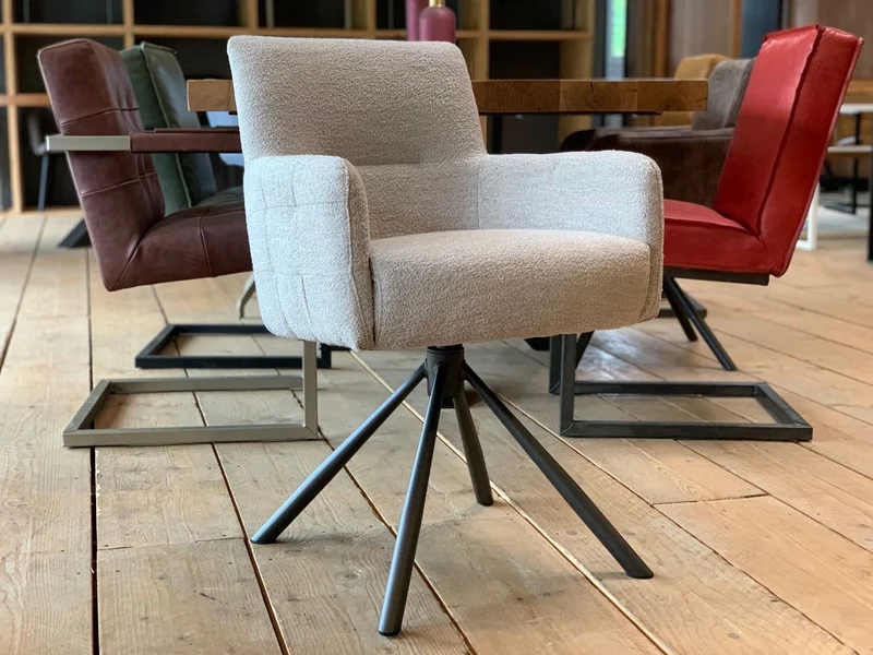 Drehstuhl Esszimmer Stoff S119DS