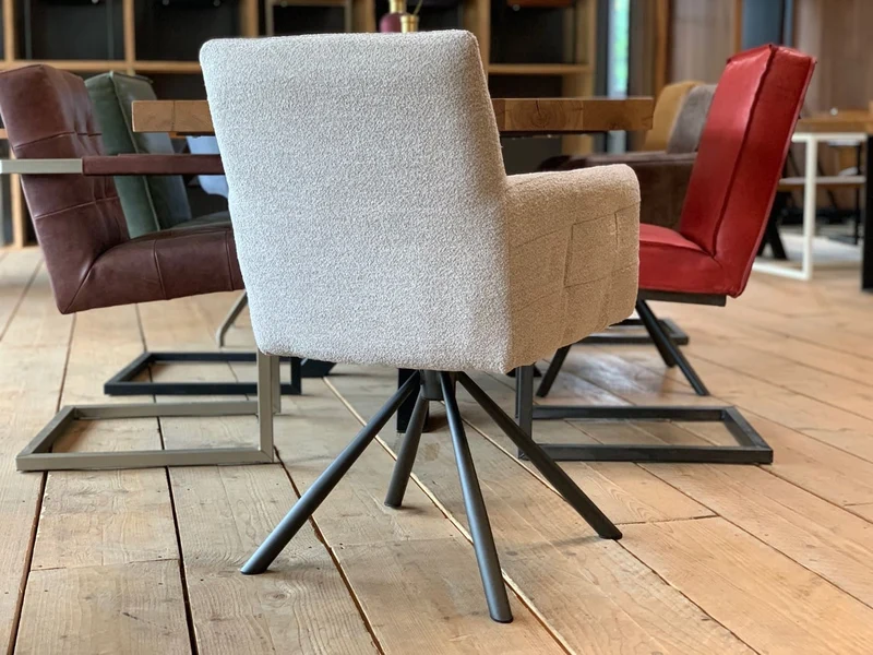 Drehstuhl Esszimmer Stoff S119DS