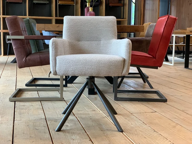 Drehstuhl Esszimmer Stoff S119DS