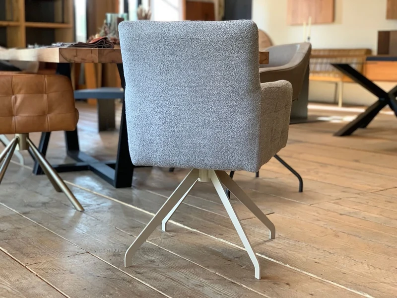 Drehstuhl Esszimmer Stoffbezug S119DF