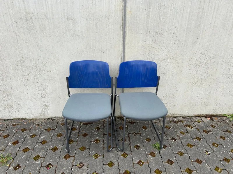 Drabert Konferenzstuhl Blau Türkis