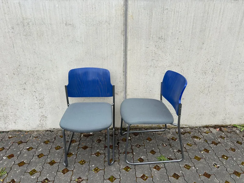 Drabert Konferenzstuhl Blau Türkis