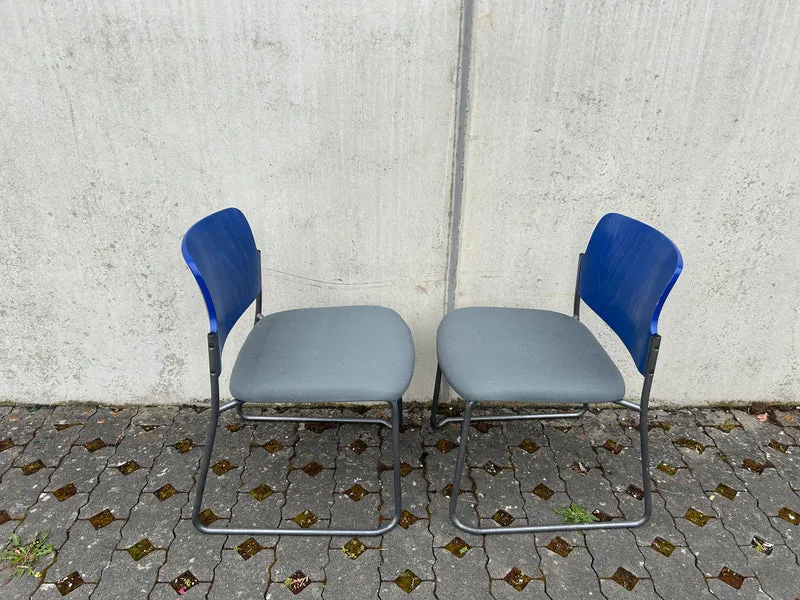 Drabert Konferenzstuhl Blau Türkis