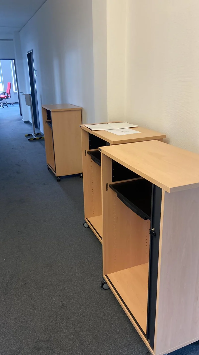Ceka elektrisch höhenverstellbarer Schreibtisch Buche