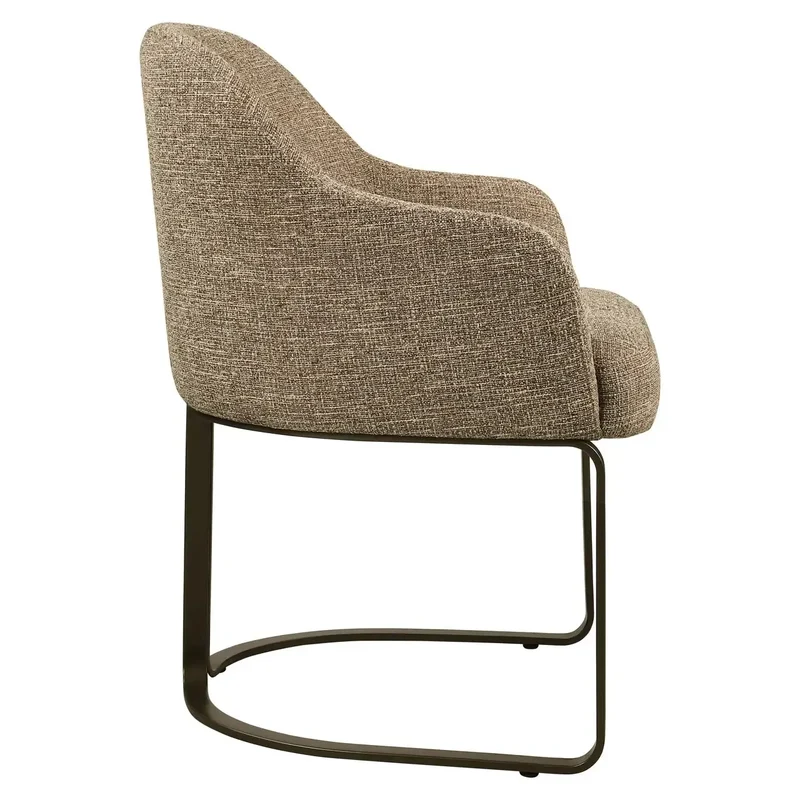 Richmond Interiors Esszimmerstuhl Hadley brown tweed fire retardant