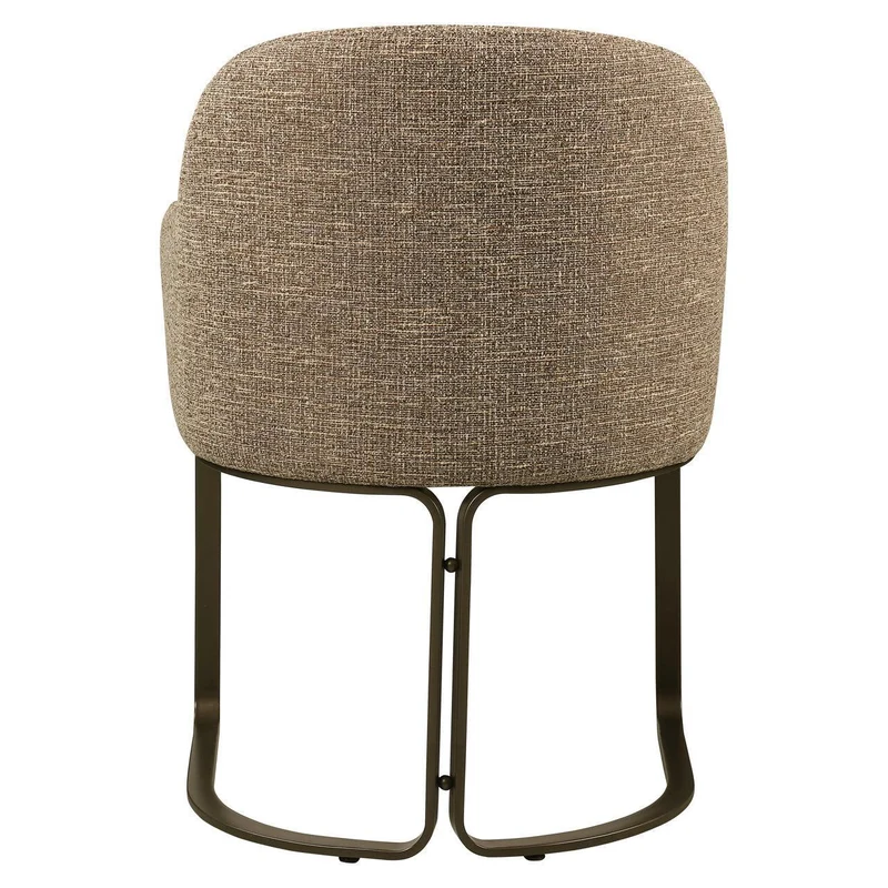 Richmond Interiors Esszimmerstuhl Hadley brown tweed fire retardant