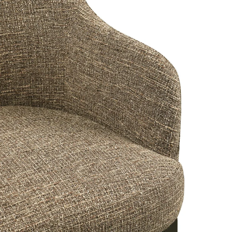 Richmond Interiors Esszimmerstuhl Hadley brown tweed fire retardant