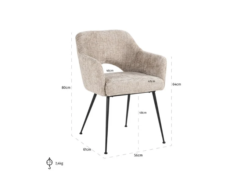 Richmond Interiors Stuhl Jenthe desert renegade