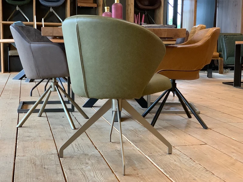 Esszimmer Drehstuhl Leder BL203DF