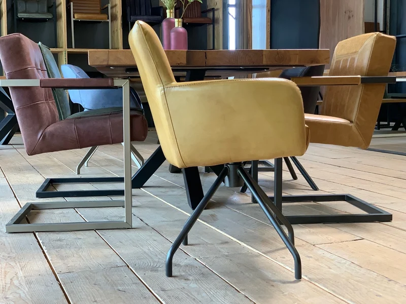 Esszimmer Drehstuhl Leder BL159D