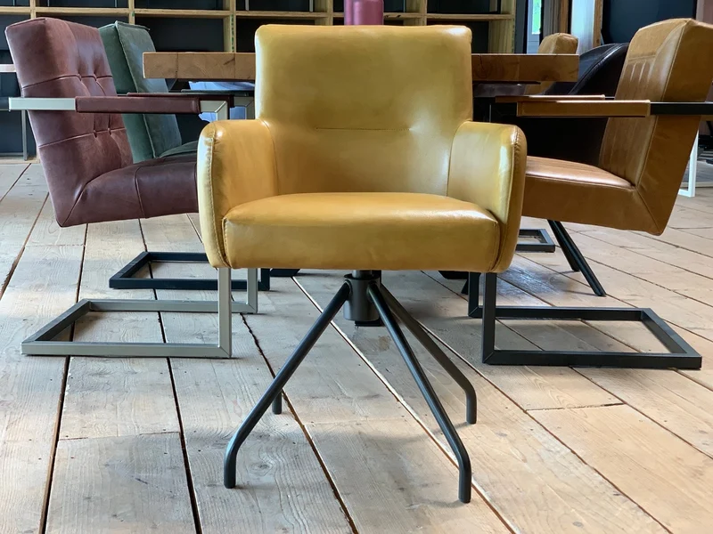 Esszimmer Drehstuhl Leder BL159D