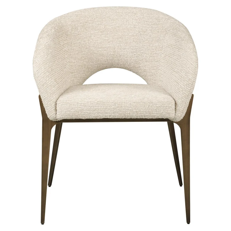 Richmond Interiors Esszimmerstuhl Kenzi natural linear fire retardant