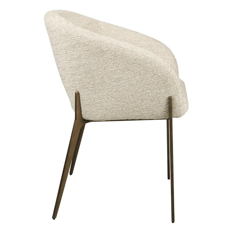 Richmond Interiors Esszimmerstuhl Kenzi natural linear fire retardant