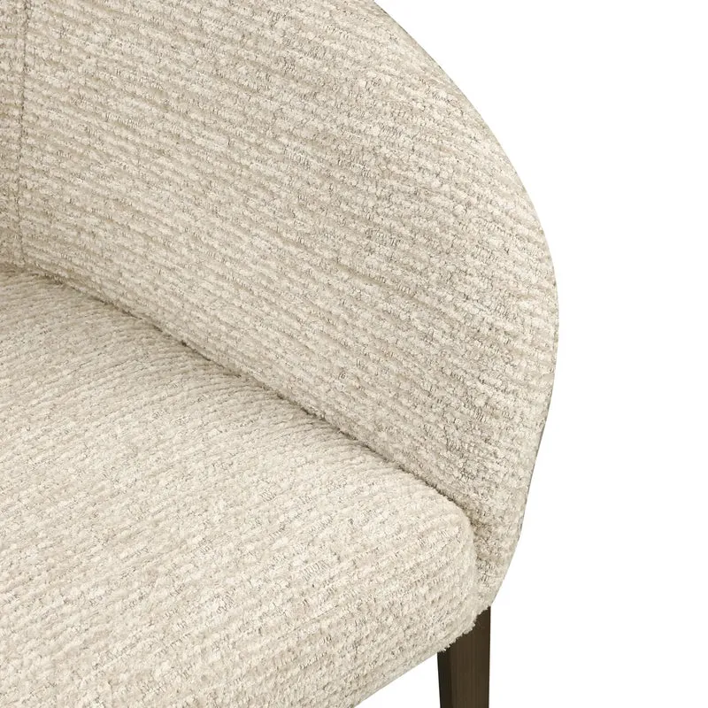 Richmond Interiors Esszimmerstuhl Kenzi natural linear fire retardant