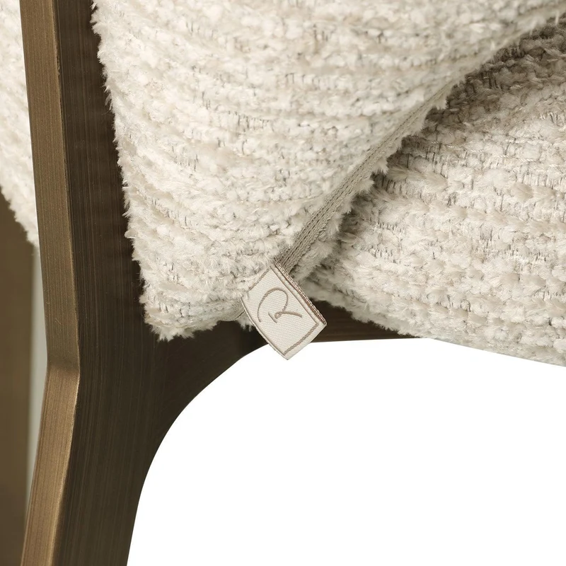 Richmond Interiors Esszimmerstuhl Kenzi natural linear fire retardant