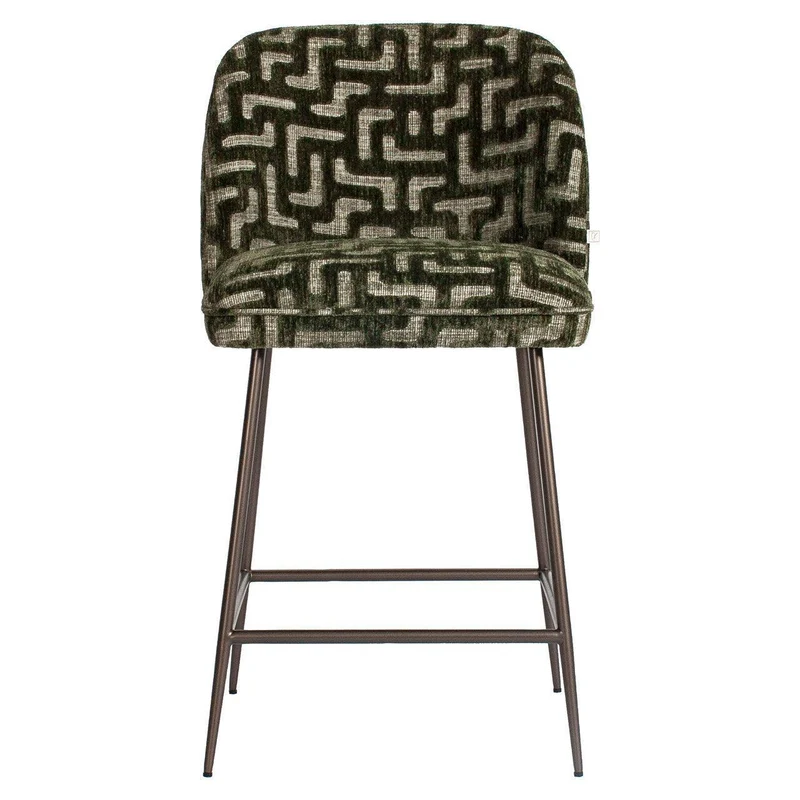 Richmond Interiors Thekenstuhl Pullitzer moss labyrinth