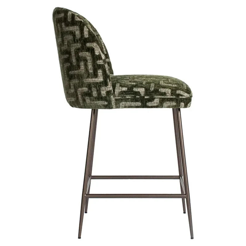 Richmond Interiors Thekenstuhl Pullitzer moss labyrinth