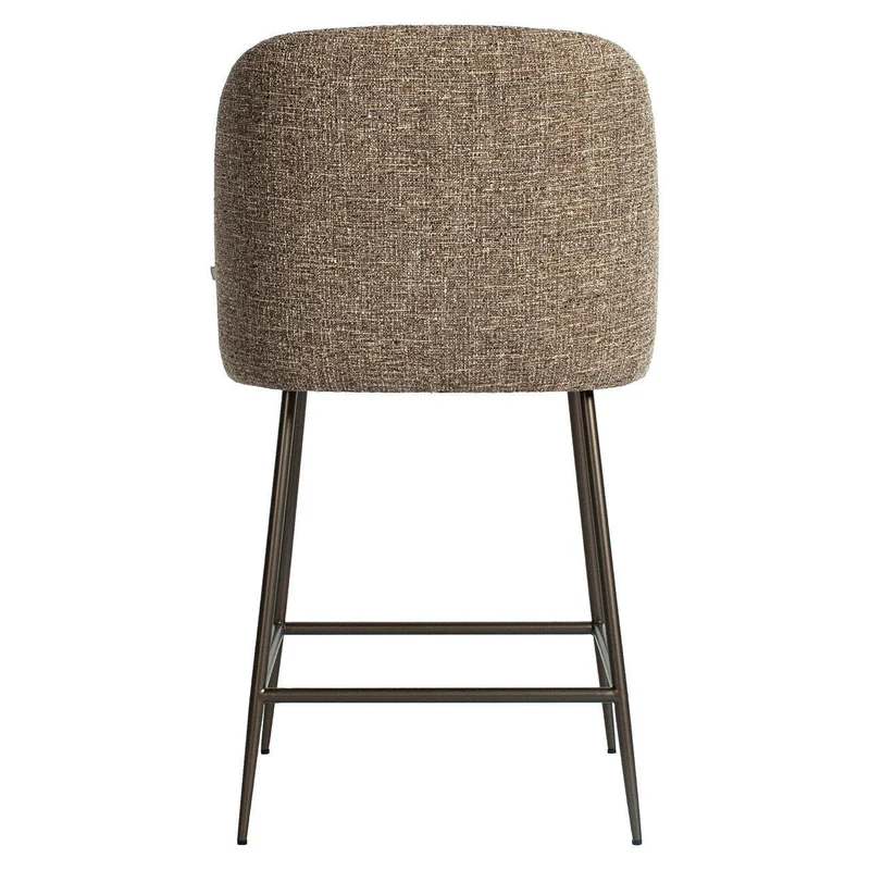 Richmond Interiors Thekenstuhl Pullitzer brown tweed