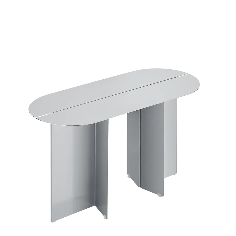 blomus ORU Sitzbank Flur – schmale Design Sitzbank aus Metall, 80 cm