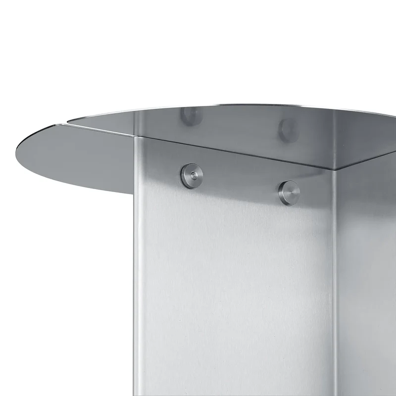 blomus ORU Sitzbank Flur – schmale Design Sitzbank aus Metall, 80 cm