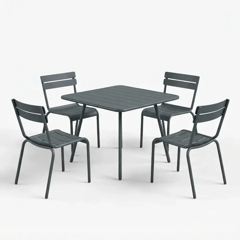 Fermob Luxembourg Gartenmöbelset (Tisch + 4 Stühle)