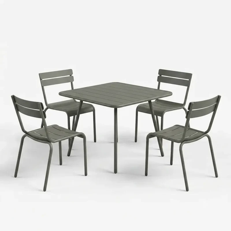 Fermob Luxembourg Gartenmöbelset (Tisch + 4 Stühle)