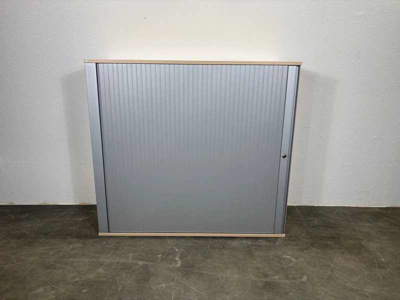 Sedus Sideboard Rollladenschrank Ahorn / Silber 3/6OH