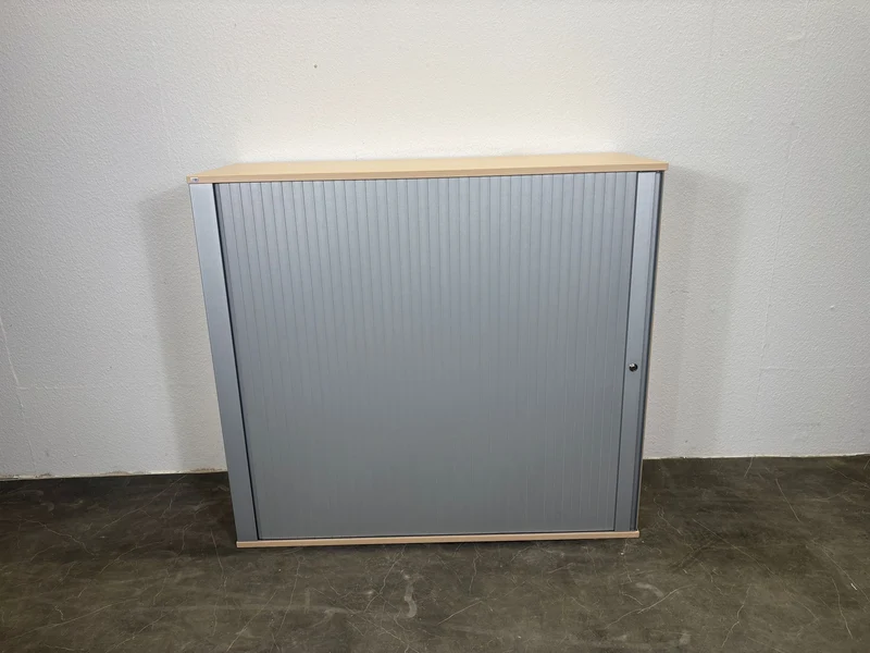 Sedus Sideboard Rollladenschrank Ahorn / Silber 3/6OH