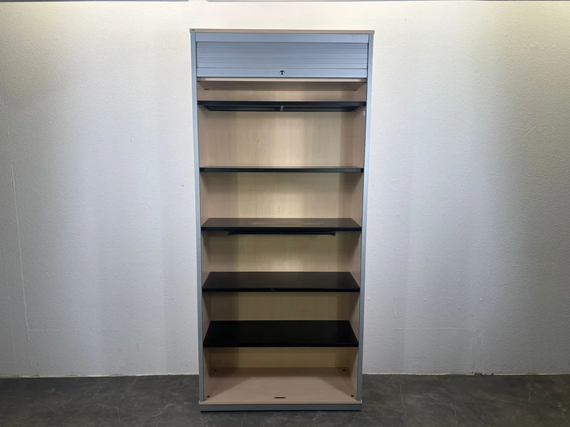 Sedus Rollladenwandschrank Ahorn / Silber