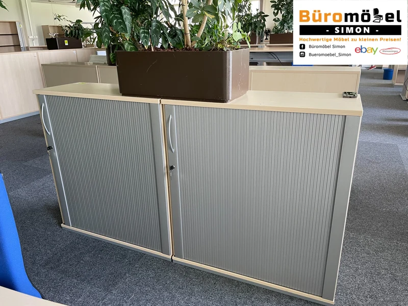 König Neurath Sideboard Ahorn Silber 3OH