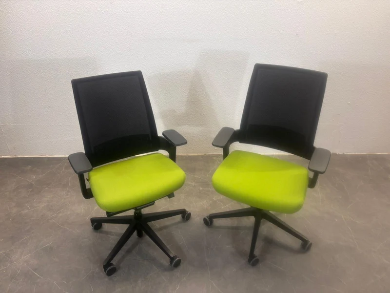 FM Büromöbel Leon X 3.6 Bürodrehstuhl Schwarz / Grün