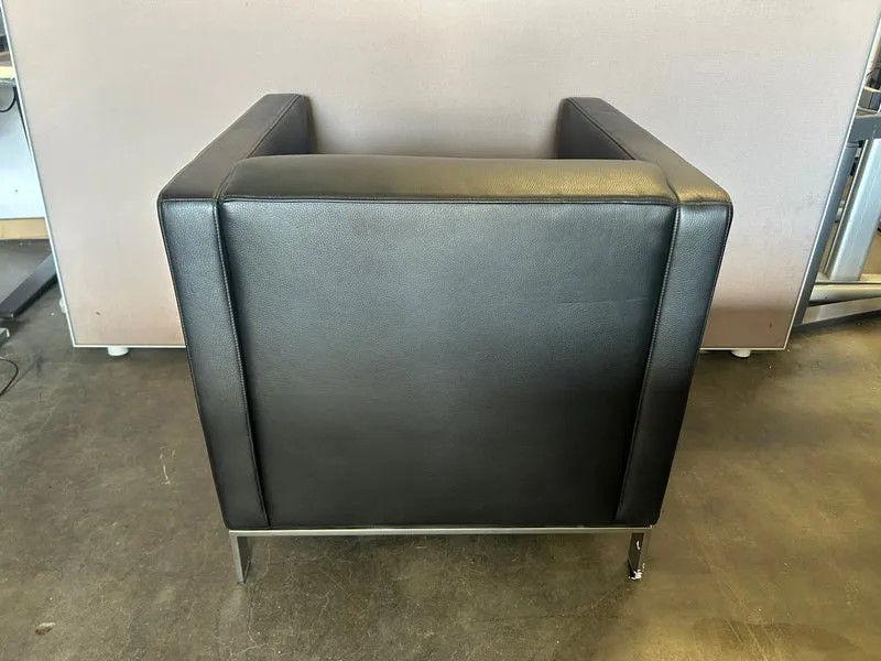 Walter Knoll Foster 501 Sessel Leder Schwarz