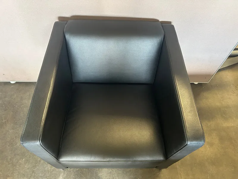 Walter Knoll Foster 501 Sessel Leder Schwarz