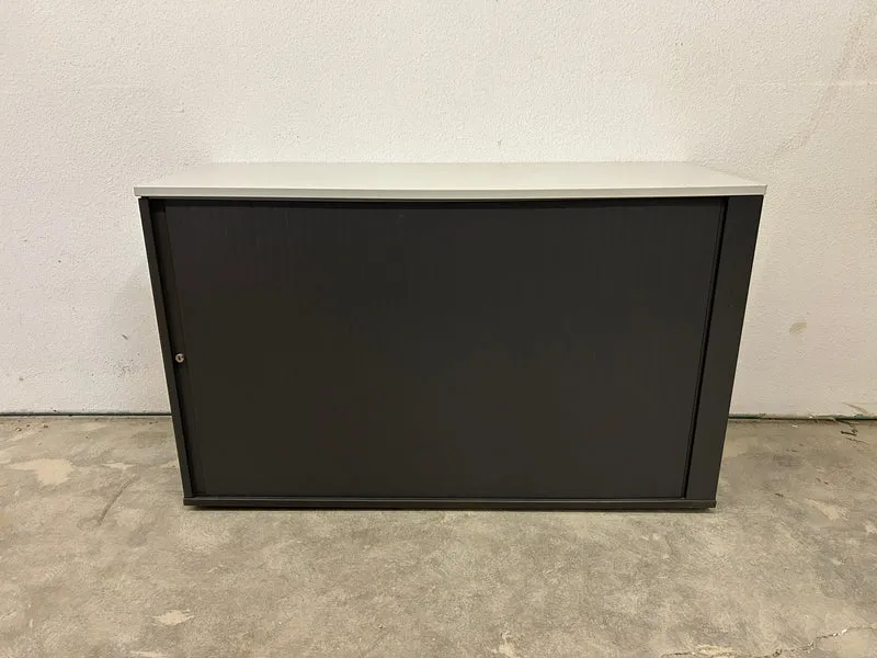 WINI Sideboard Anthrazit / Weiß 2&3 OH