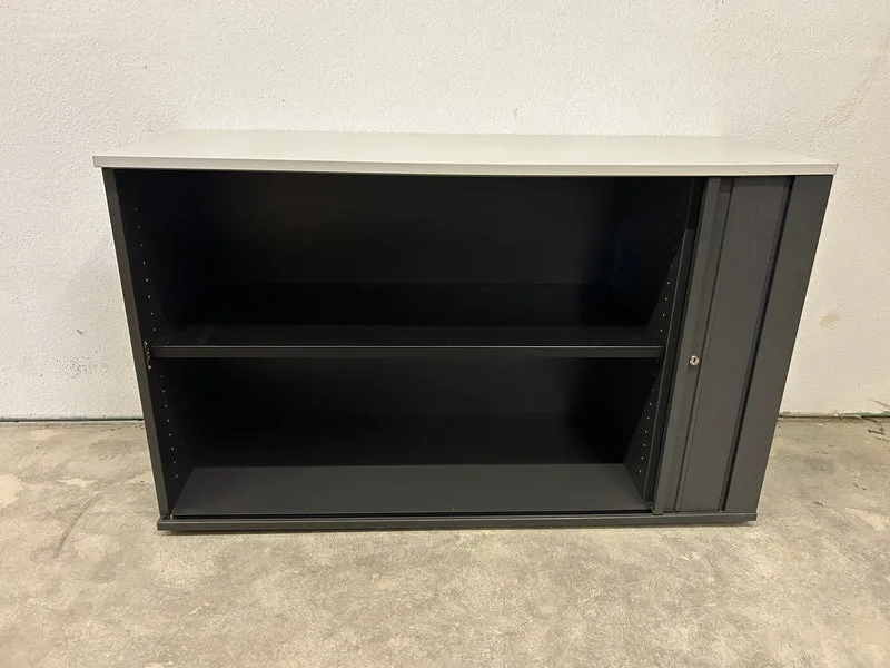 WINI Sideboard Anthrazit / Weiß 2&3 OH