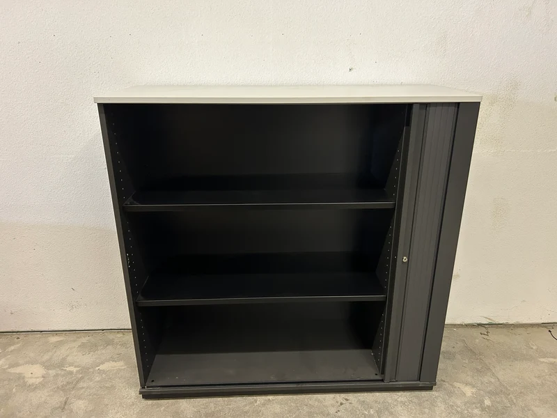 WINI Sideboard Anthrazit / Weiß 2&3 OH