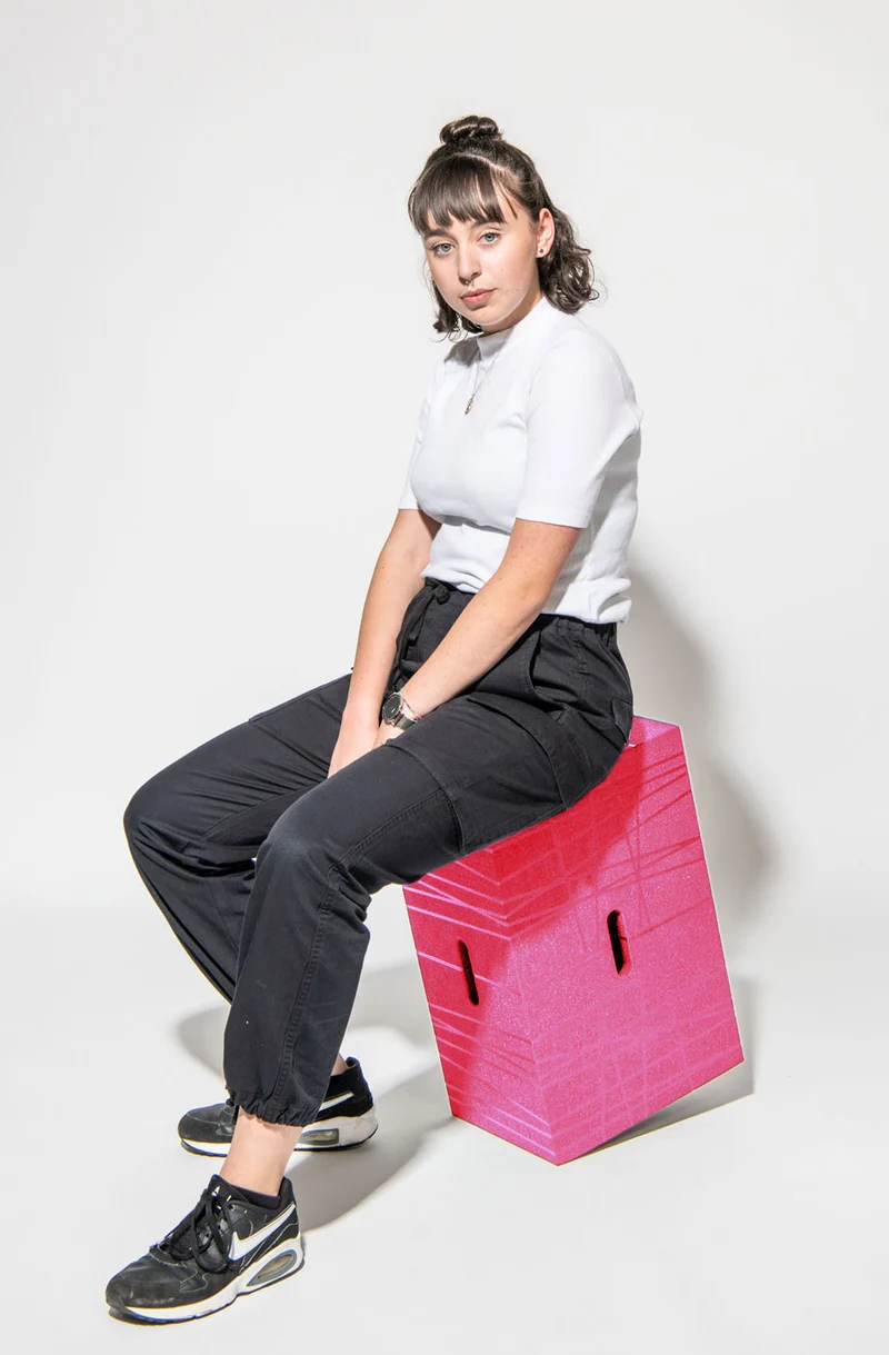 Xbrick in magenta