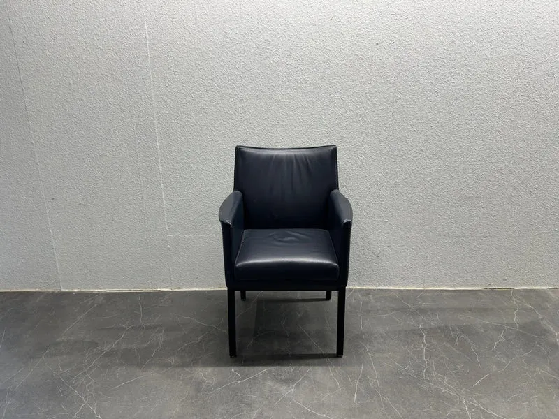 Wittmann Konferenzstuhl Schwarz Leder
