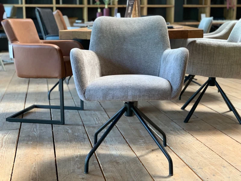 Gepolsterter Drehstuhl Esszimmer S60D