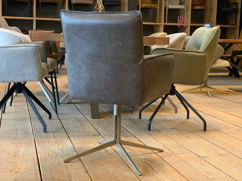 Moderner Stuhl drehbar Leder BL158G