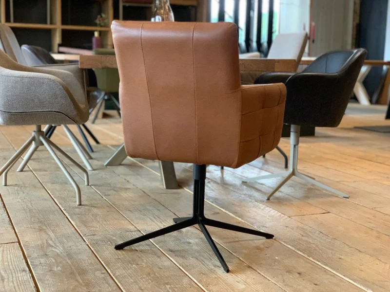 Esszimmer Lederstuhl drehbar BL119G