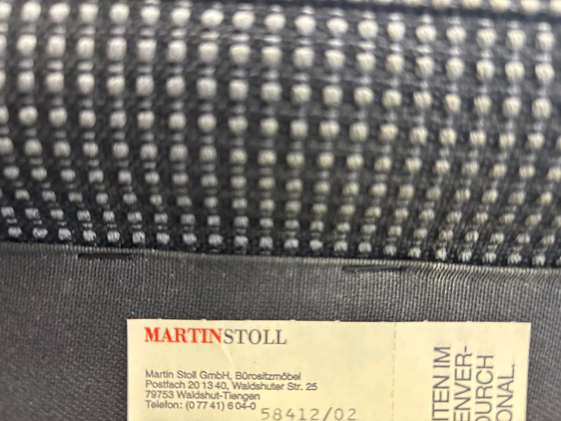 Martin Stoll Konferenzstuhl auf Rollen Anthrazit