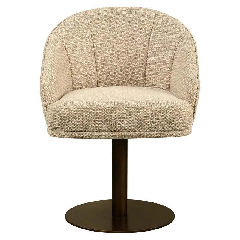 Richmond Interiors Esszimmerstuhl Beverly natural fancy swivel