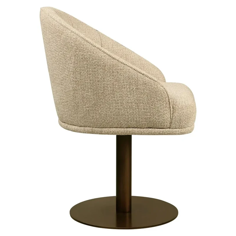 Richmond Interiors Esszimmerstuhl Beverly natural fancy swivel