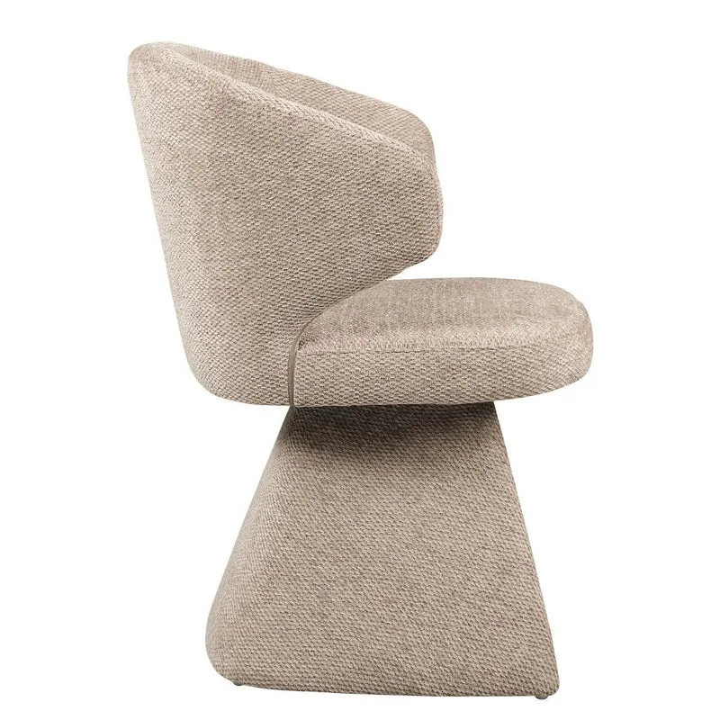 Richmond Interiors Esszimmerstuhl Zenith mocca boldweave