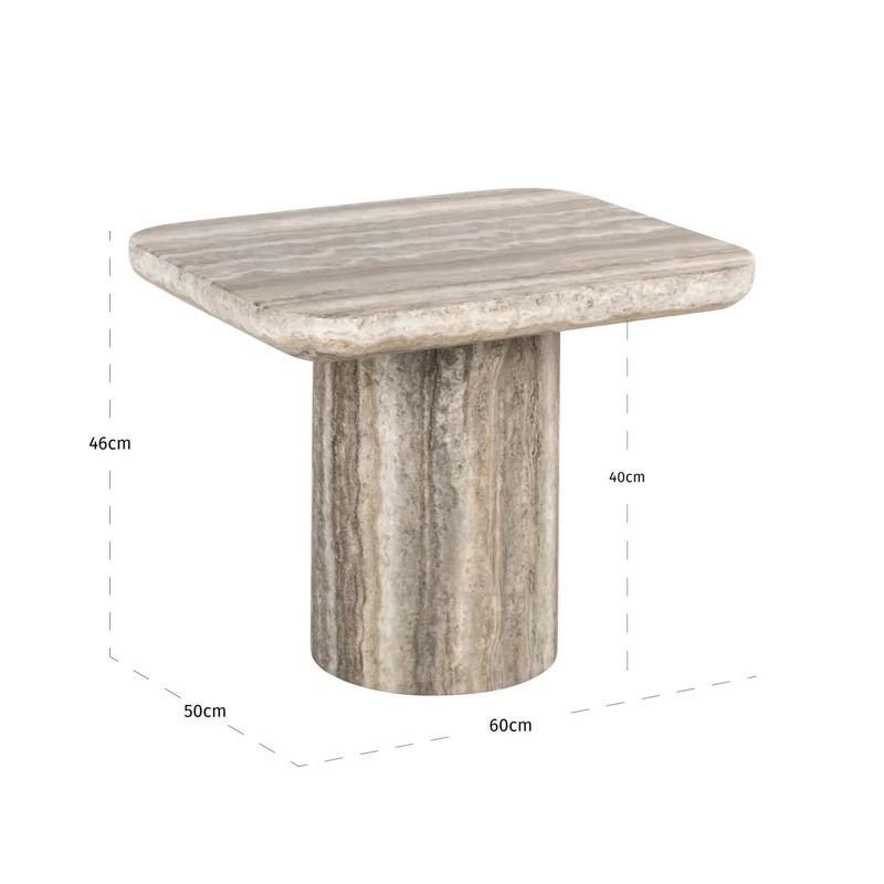 Richmond Interiors Beistelltisch Dulce Grey (Denizly)